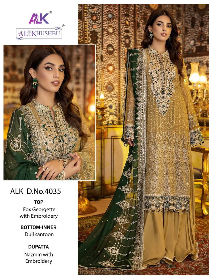 Alk Khushbu Adan Libas Vol 1 Wholesale Georgette Pakistani Suit